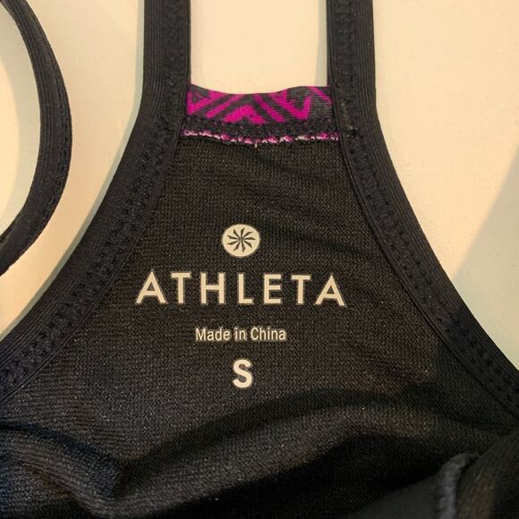 Athleta Dress Womens S Small Multi Coastline Swim V Neck Built In Bra Racerback - Picture 7 of 11